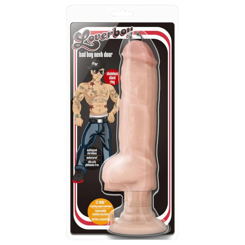 Blush Bad Boy - piercinges vibrátor - 33 cm (natúr) 134273 termék bemutató kép
