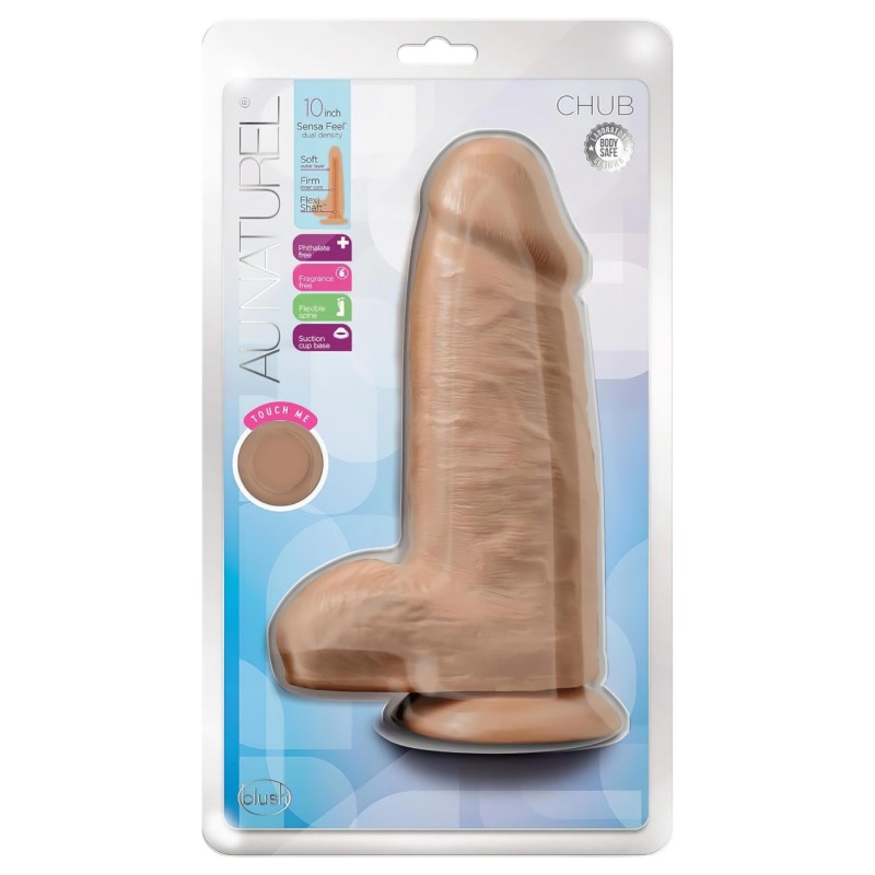 Blush Chub - élethű, tapadótalpas dildó - 18 cm (natúr) 134261 termék bemutató kép