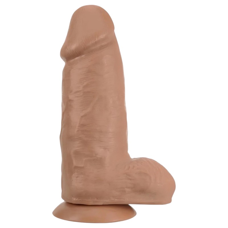 Blush Chub - élethű, tapadótalpas dildó - 18 cm (natúr) 134265 termék bemutató kép
