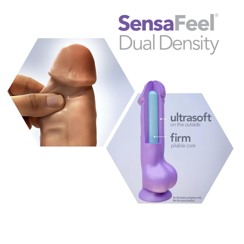 Blush Chub - élethű, tapadótalpas dildó - 18 cm (natúr) 134266 termék bemutató kép