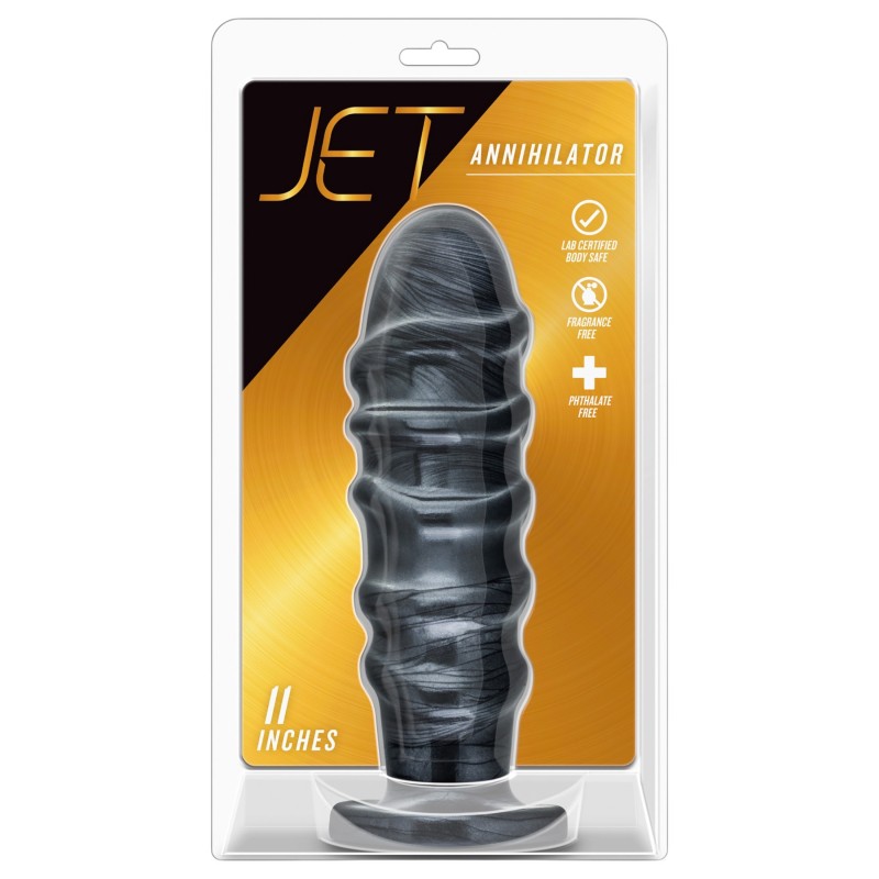 Blush Jet - XXL anál dildó (fekete) 139580 termék bemutató kép