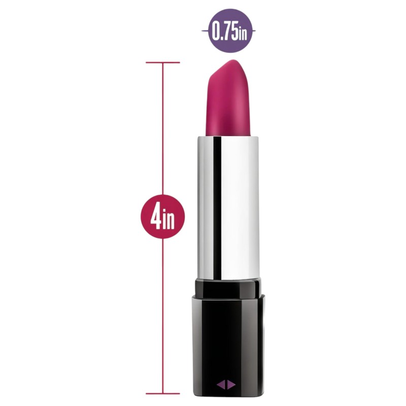 Blush Lipstick Rosé - rúzs vibrátor (fekete-pink) 168563 termék bemutató kép