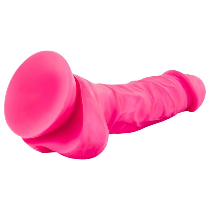 Blush Neo - tapadókorongos dildó - 19 cm (pink) 134282 termék bemutató kép