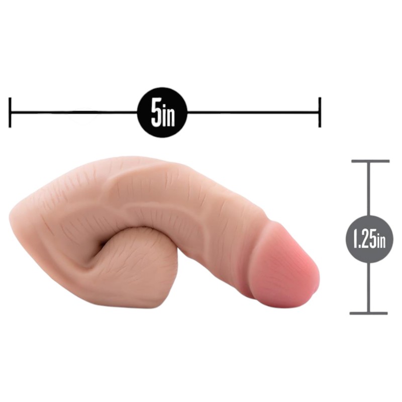 Blush Performance - élethű packer műpénisz (testszínű, 13 cm) 154133 termék bemutató kép