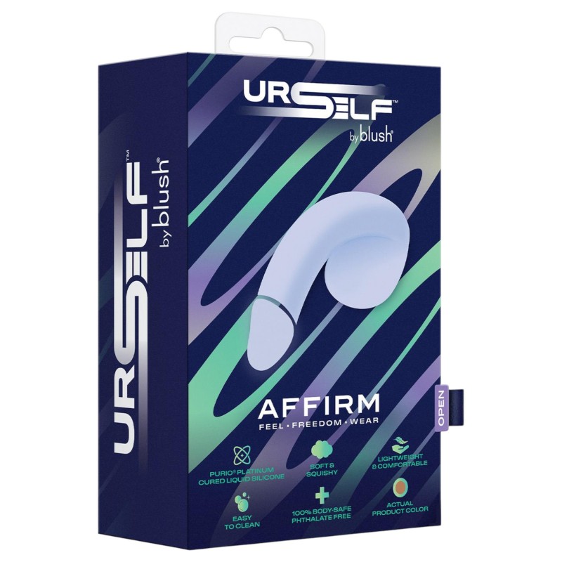 Blush UrSelf Affirm - élethű packer barna műpénisz (13 cm) 168416 termék bemutató kép