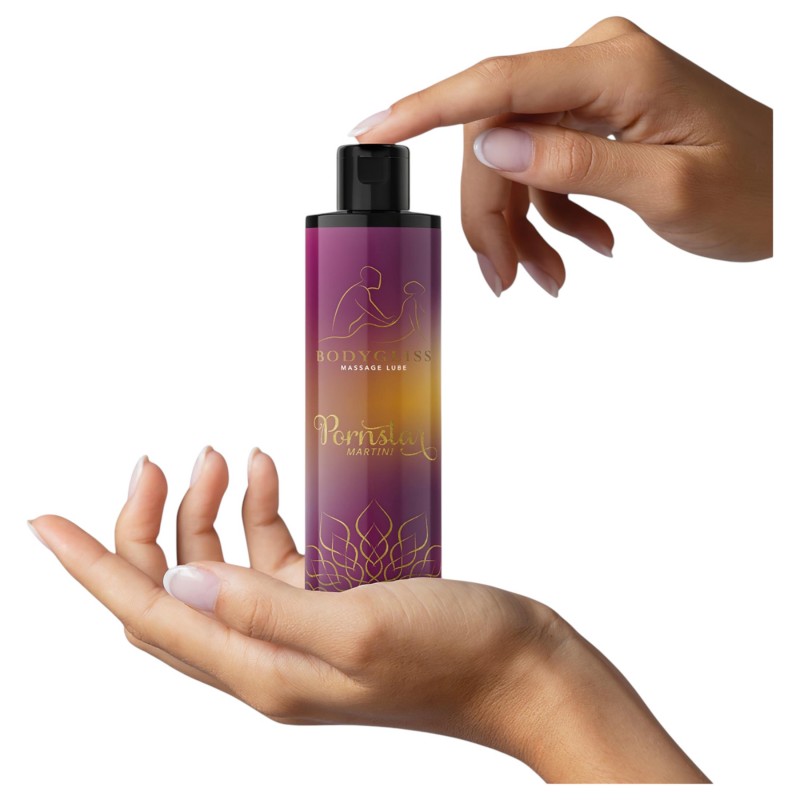 Bodygliss - masszázsolaj és síkosító - pornstar martini (150 ml) 133642 termék bemutató kép