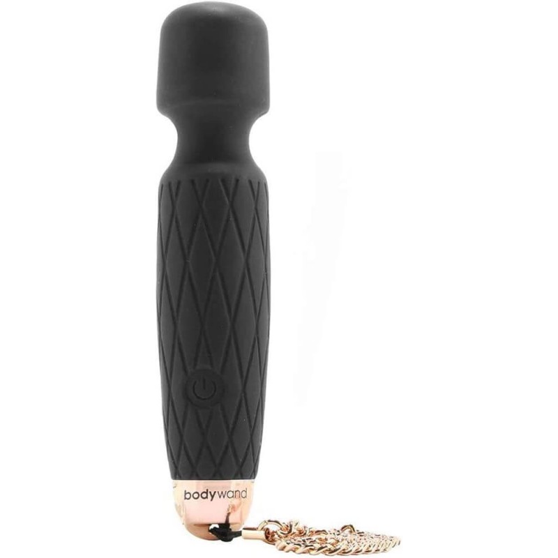 Bodywand Luxe - akkus, mini masszírozó vibrátor (fekete) 40880 termék bemutató kép