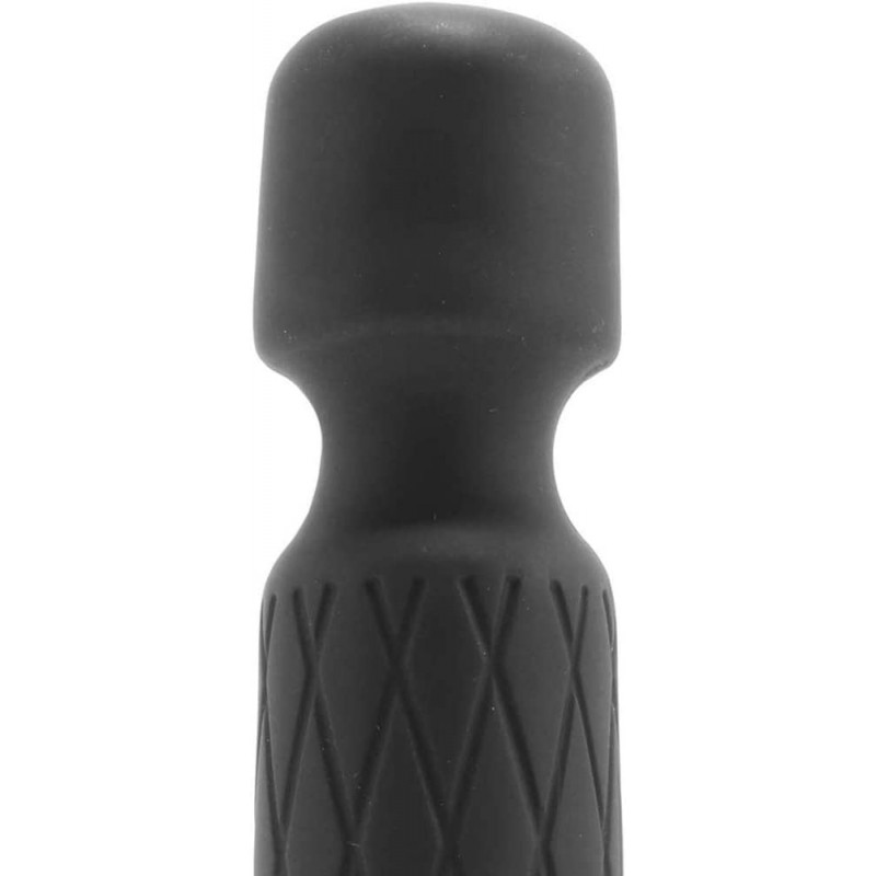 Bodywand Luxe - akkus, mini masszírozó vibrátor (fekete) 40881 termék bemutató kép