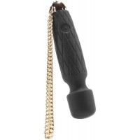 Bodywand Luxe - akkus, mini masszírozó vibrátor (fekete) 40883 termék bemutató kép