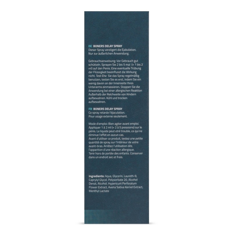 Boners Delay - magömlés késleltető spray (15 ml) 31427 termék bemutató kép