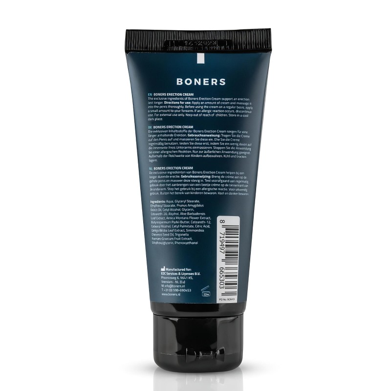 Boners Erection - stimuláló intim krém férfiaknak (100 ml) 130762 termék bemutató kép