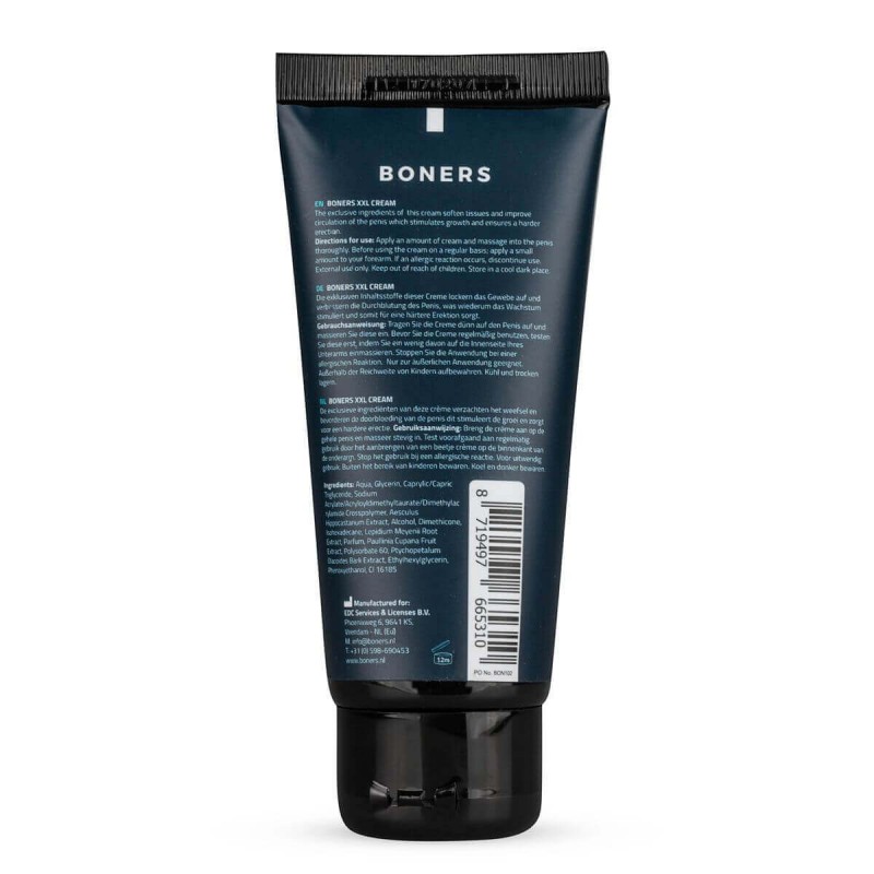 Boners Essentials XXL - intim krém férfiaknak (100 ml) 50436 termék bemutató kép