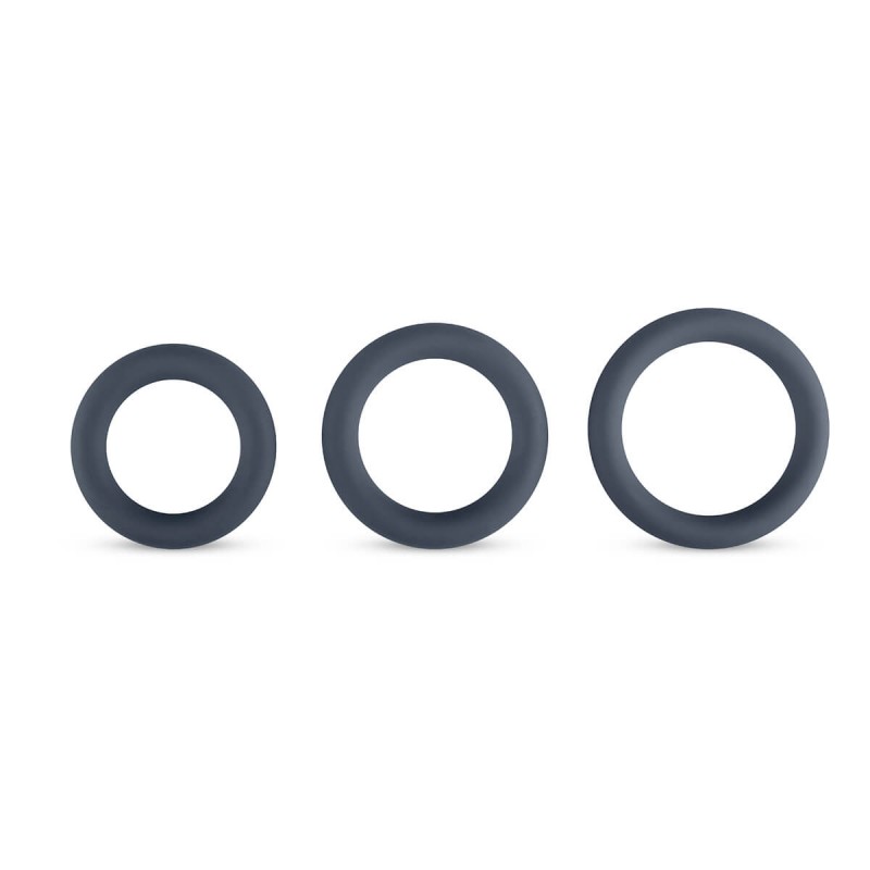 Boners - péniszgyűrű szett - 3db (szürke) 73830 termék bemutató kép