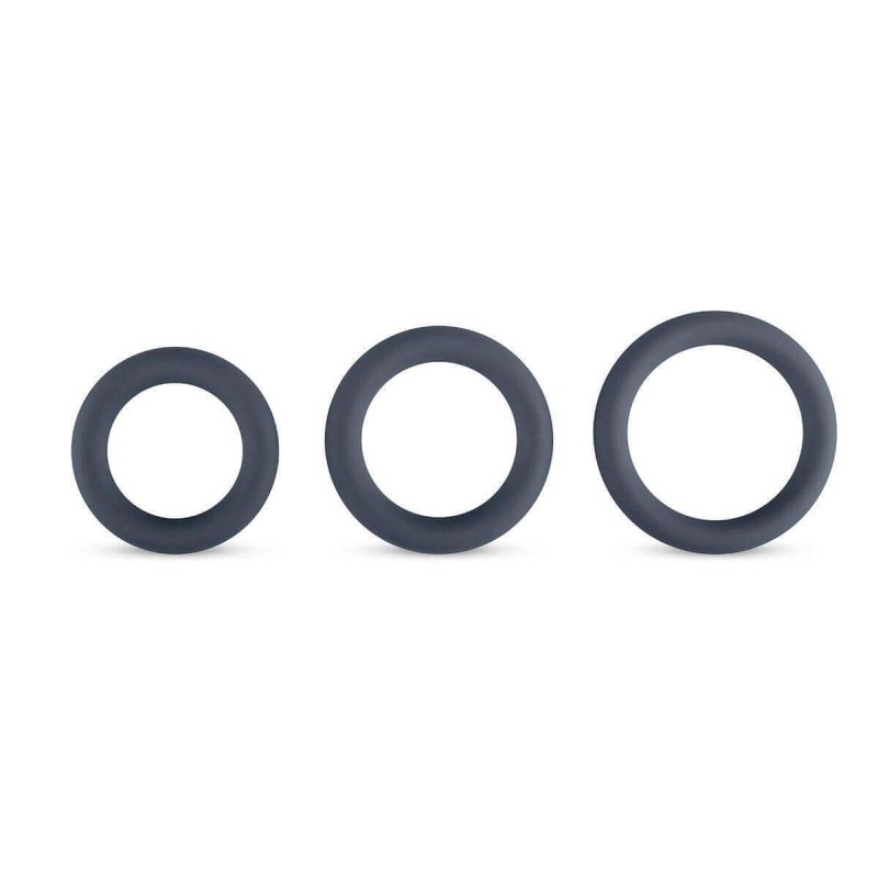 Boners - péniszgyűrű szett - 3db (szürke) 73835 termék bemutató kép