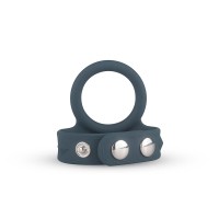 Boners Strap L - péniszgyűrű és heregyűrű egyben (szürke) 48473 termék bemutató kép