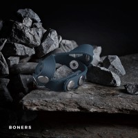 Boners V-shape - péniszgyűrű és heregyűrű egyben (szürke) 31322 termék bemutató kép