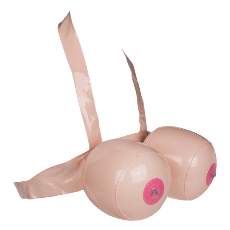 Boob Battle - felfújható felcsatolható cicicsata (natúr) 96155 termék bemutató kép