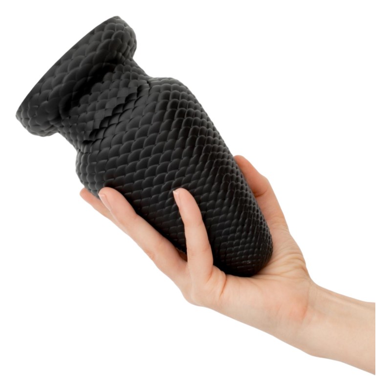 BUTTR Cold Blooded - nagy anál plug (fekete) 97020 termék bemutató kép