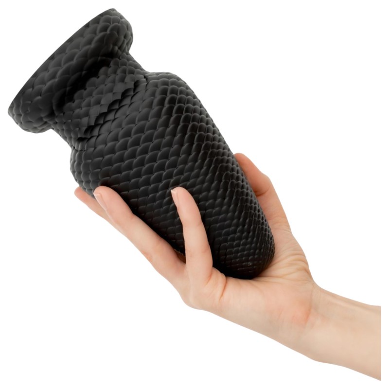BUTTR Cold Blooded - nagy anál plug (fekete) 99554 termék bemutató kép