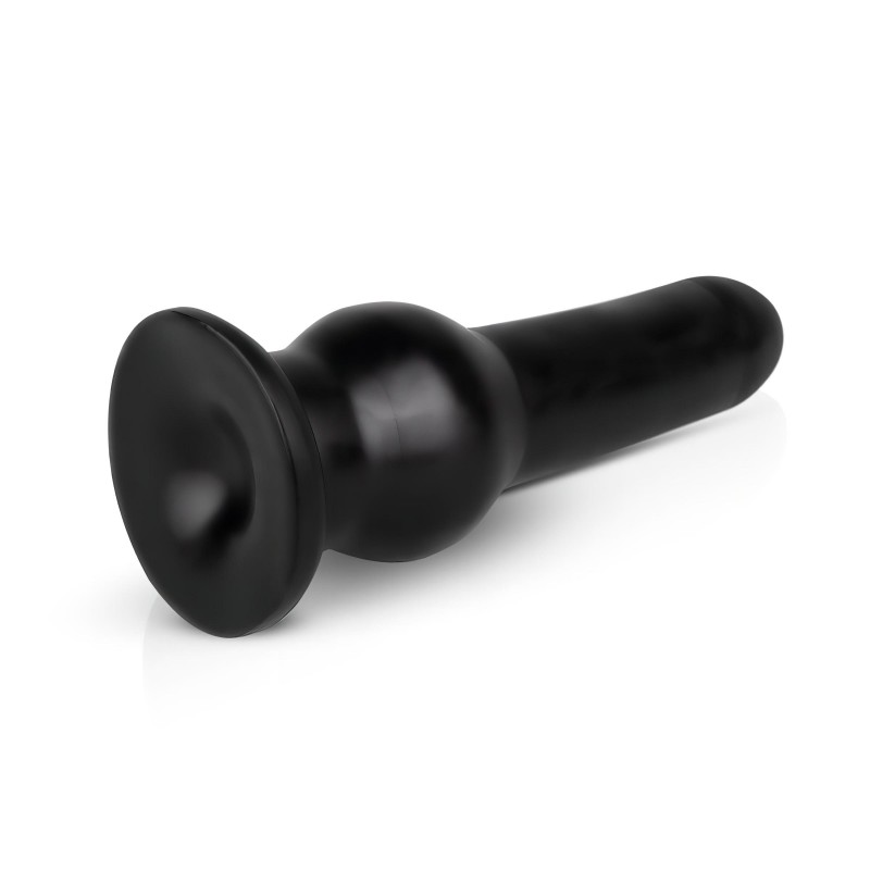 BUTTR Tactical I - tapadókorongos dildó (fekete) 105788 termék bemutató kép