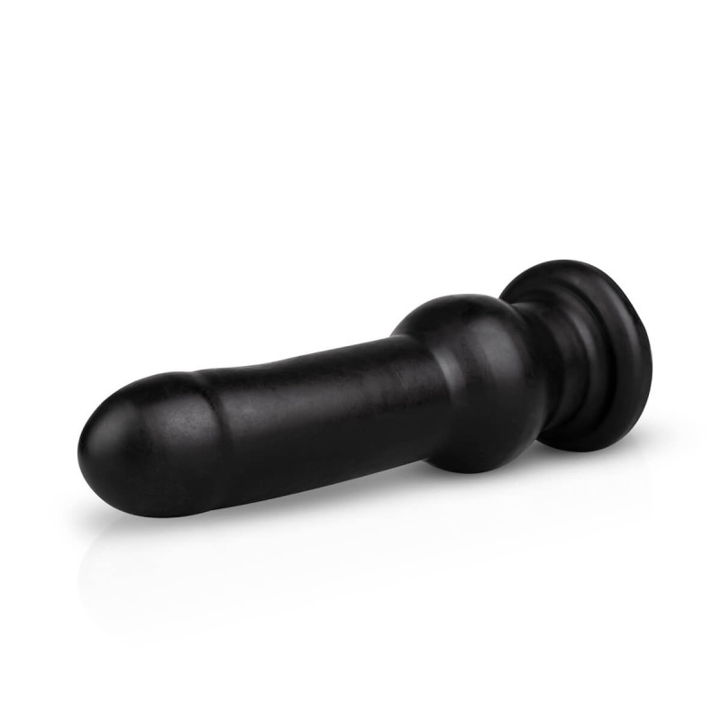 BUTTR Tactical I - tapadókorongos dildó (fekete) 34543 termék bemutató kép