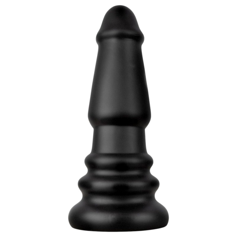 BUTTR Tactical II - óriás anál plug (fekete) - 26 cm 153990 termék bemutató kép