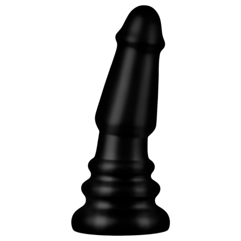 BUTTR Tactical II - óriás anál plug (fekete) - 26 cm 153993 termék bemutató kép
