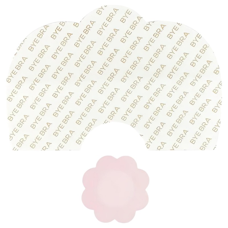 Bye Bra D-F - pink láthatatlan push-up melltartó tapasz (6 db) 155438 termék bemutató kép