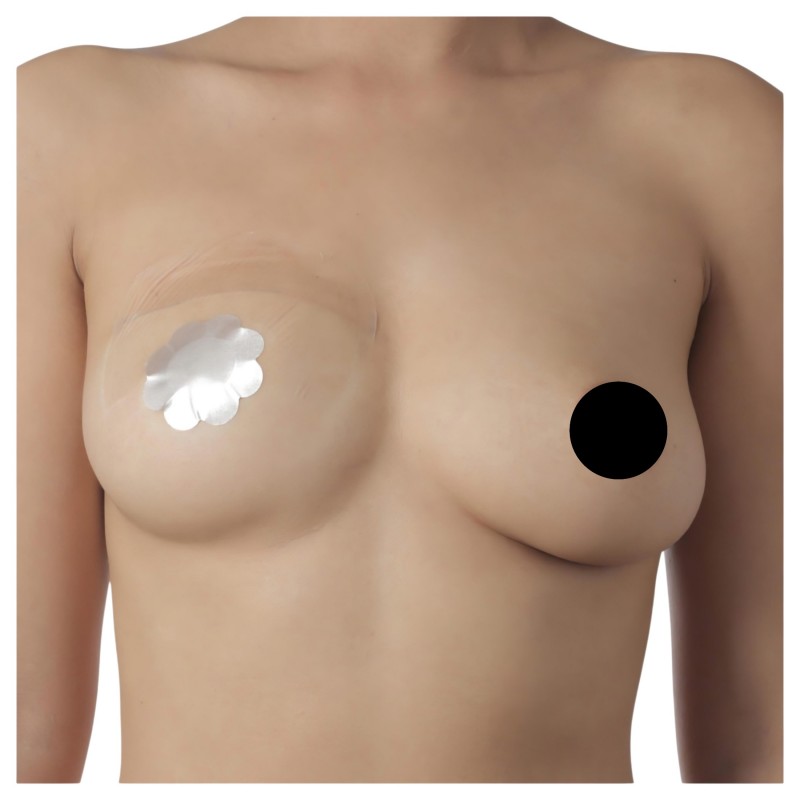 Bye Bra D-F - pink láthatatlan push-up melltartó tapasz (6 db) 155448 termék bemutató kép