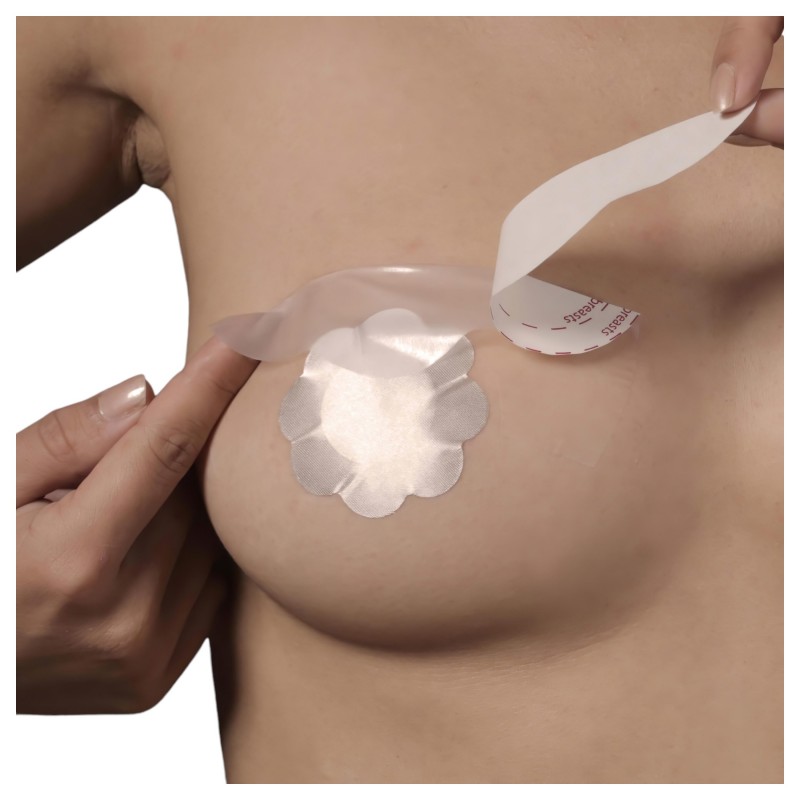 Bye Bra D-F - pink láthatatlan push-up melltartó tapasz (6 db) 155445 termék bemutató kép