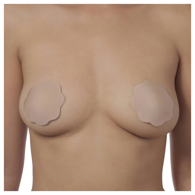 Bye Bra F-H - láthatatlan mellemelő tapasz - nude (6db) 120786 termék bemutató kép