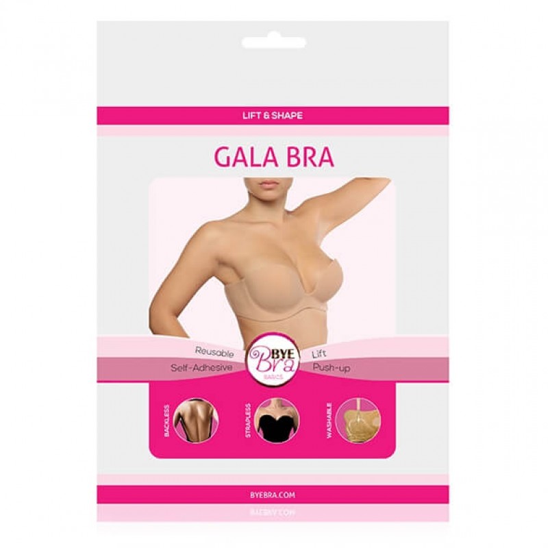 Bye Bra Gala C - rejtett Push-up melltartó (nude) 58747 termék bemutató kép