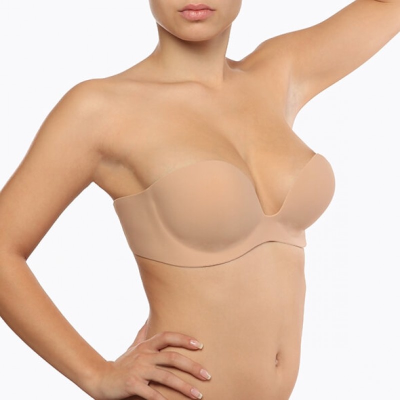 Bye Bra Gala D - rejtett Push-up melltartó (nude) 59504 termék bemutató kép