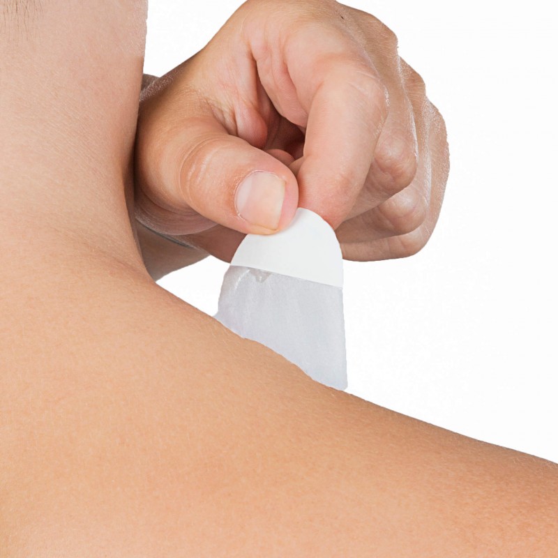 Bye Bra Perfect A-F - láthatatlan mellemelő tapasz - nude (12db) 44240 termék bemutató kép