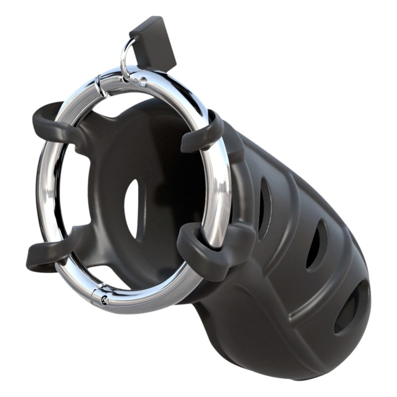 C-Ringz - szilikon pénisz ketrec (fekete) 93079 termék bemutató kép