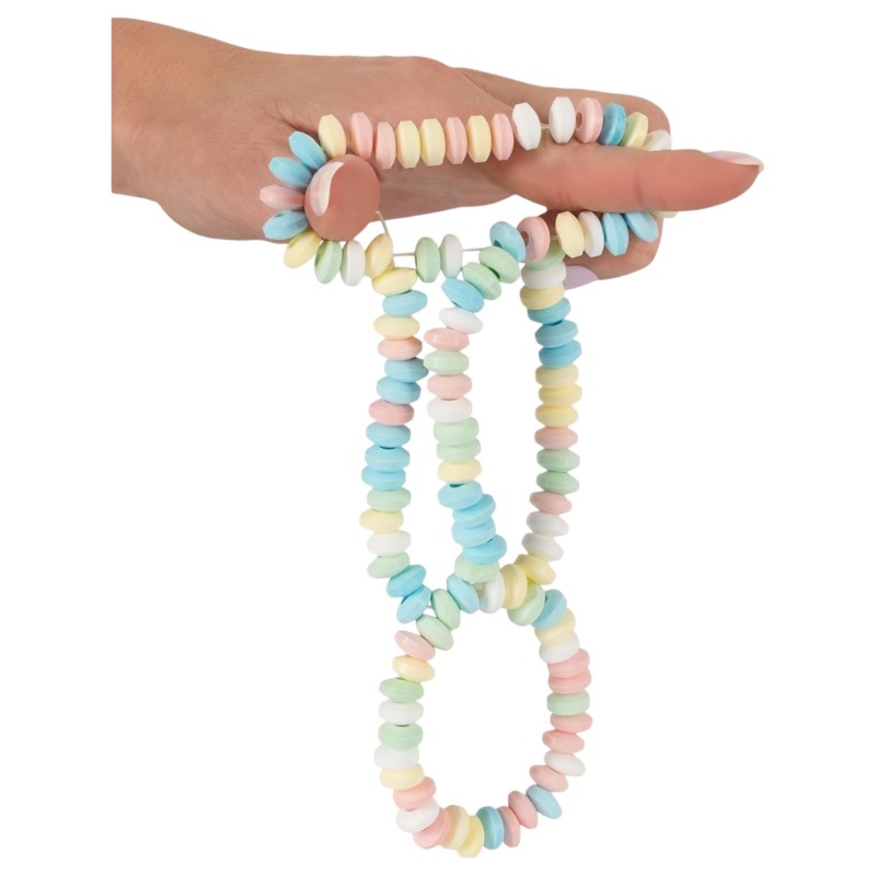 Candy Cuffs - színes ehető cukor bilincs pároknak (45 g) 159934 termék bemutató kép