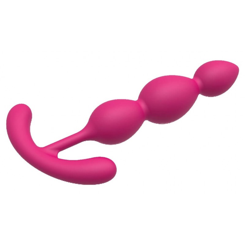 Cheeky Love - gyöngyös anál plug (pink) 51986 termék bemutató kép
