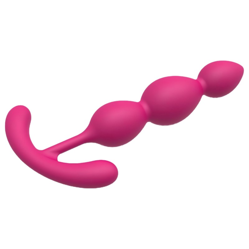 Cheeky Love - gyöngyös anál plug kezdőknek (pink) 158921 termék bemutató kép
