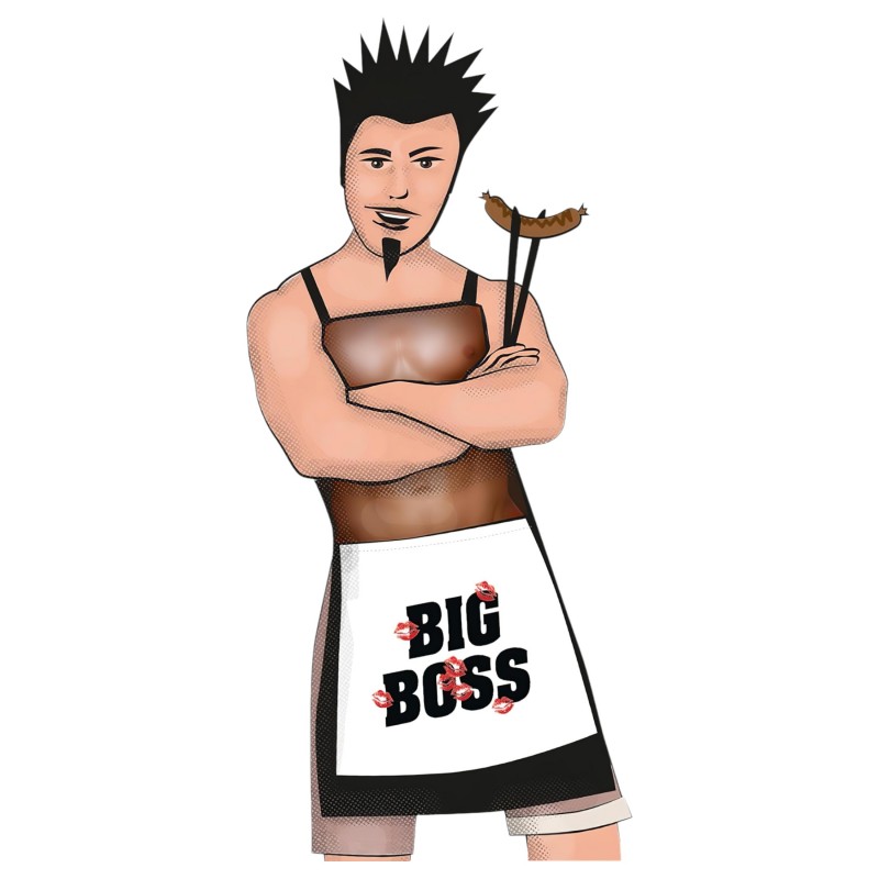 CHEFCOCK - BIG BOSS mókás kötény, erotikus ajándék 157563 termék bemutató kép