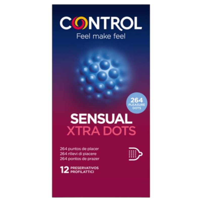 Control - extra pontozott óvszer (12 db) 134376 termék bemutató kép