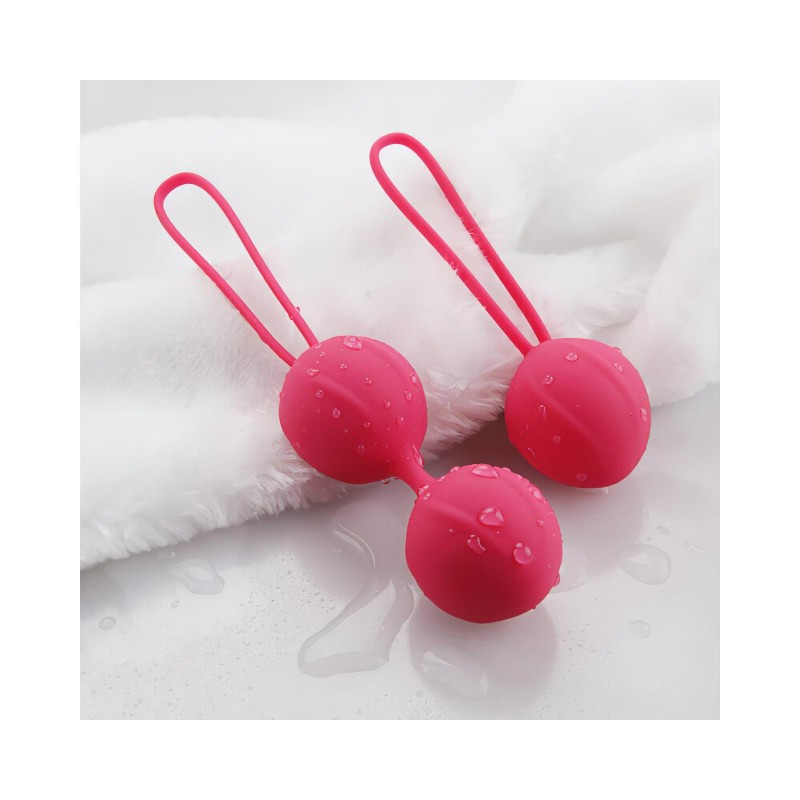 Cotoxo Cherry - 2 részes gésagolyó szett kegel tornához (piros) 159070 termék bemutató kép