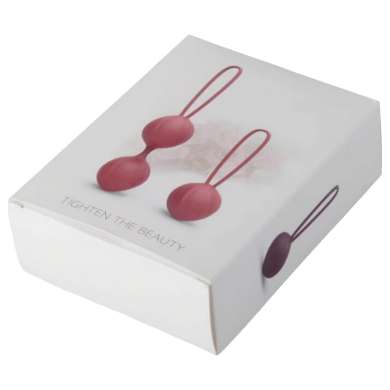 Cotoxo Cherry - 2 részes gésagolyó szett kegel tornához (piros) 159065 termék bemutató kép