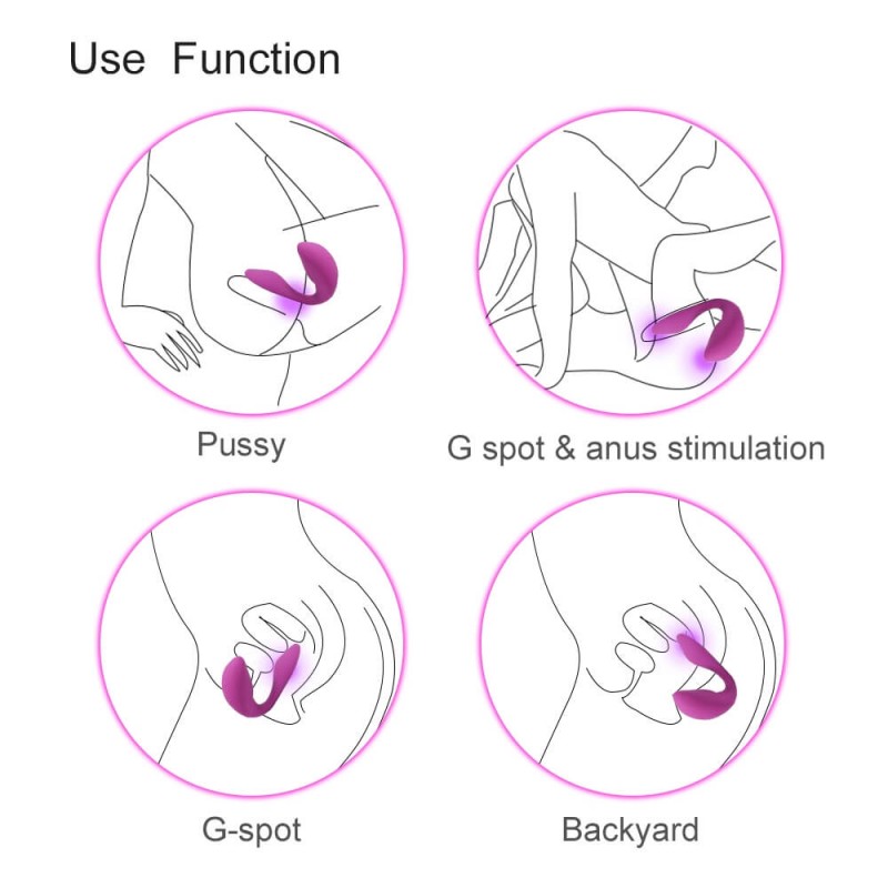 Cotoxo Cupid 2 - távirányítós párvibrátor (viola) 23086 termék bemutató kép
