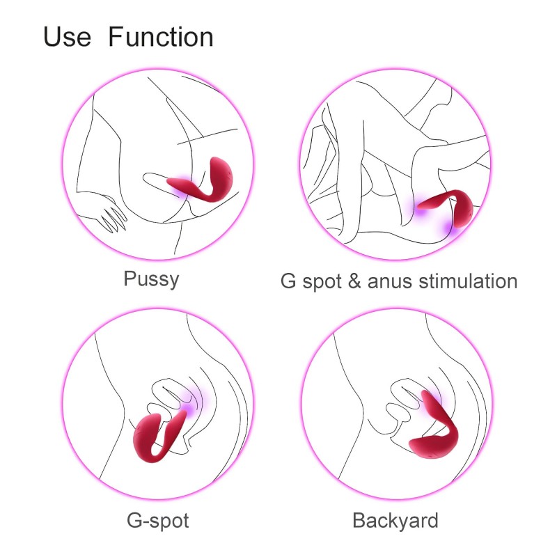 Cotoxo Cupid 2 - távirányítós párvibrátor (piros) 108719 termék bemutató kép
