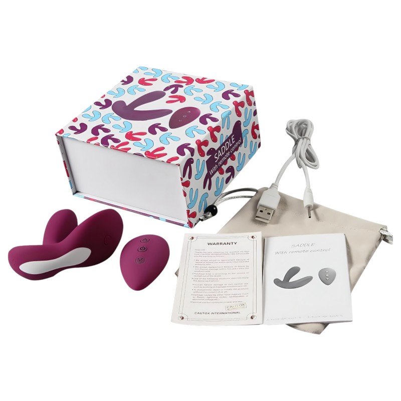 Cotoxo Saddle - távirányítós prosztata vibrátor (viola) 108359 termék bemutató kép