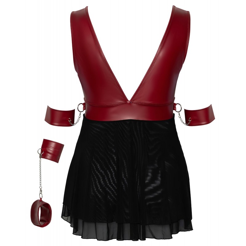 Cottelli Bondage Plus Size - babydoll (piros) 117986 termék bemutató kép