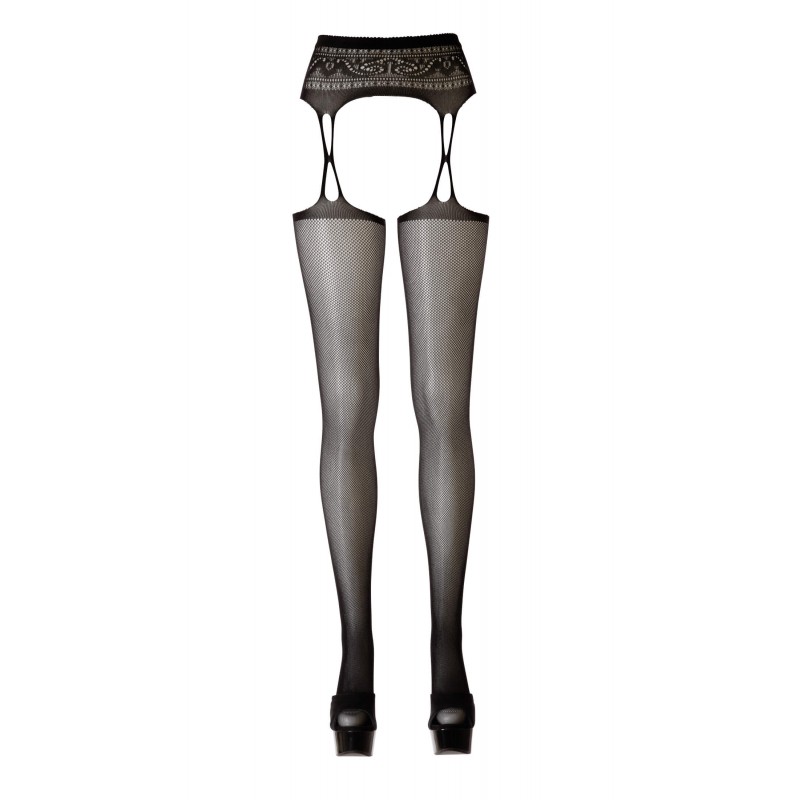 Cottelli - mintás, necc harisnya (fekete) 6925 termék bemutató kép