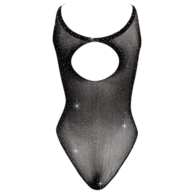 Cottelli - fekete strasszos body (S-L) 152890 termék bemutató kép