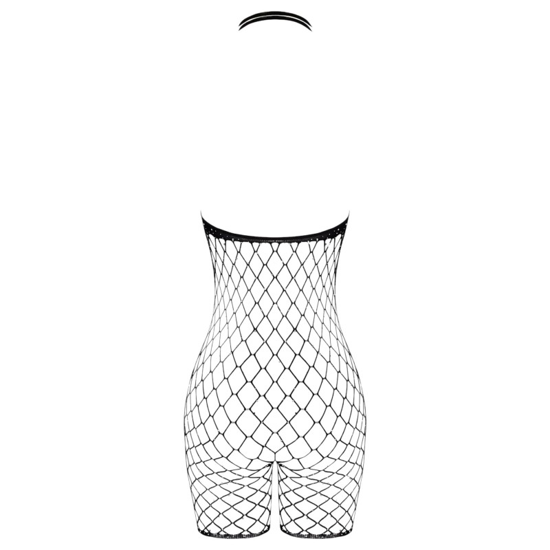 Cottelli - hálós nyitott body (fekete) - S-L 102791 termék bemutató kép