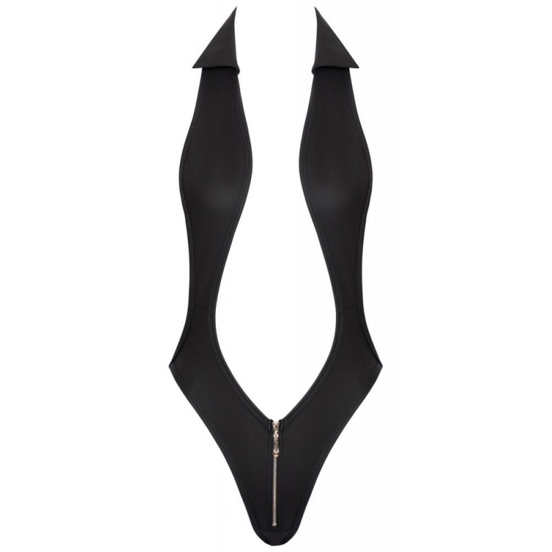 Cottelli Party - galléros body (fekete) 76646 termék bemutató kép